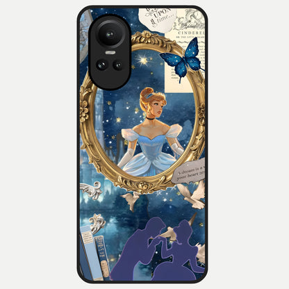  Midnight Queen Glass Case For Oppo Reno 10 back cover – full design glossy printed glass finish