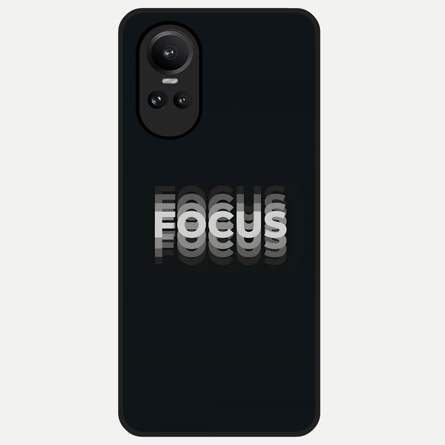  Mono Focus Vision Glass Case For Oppo Reno 10 back cover – full design glossy printed glass finish