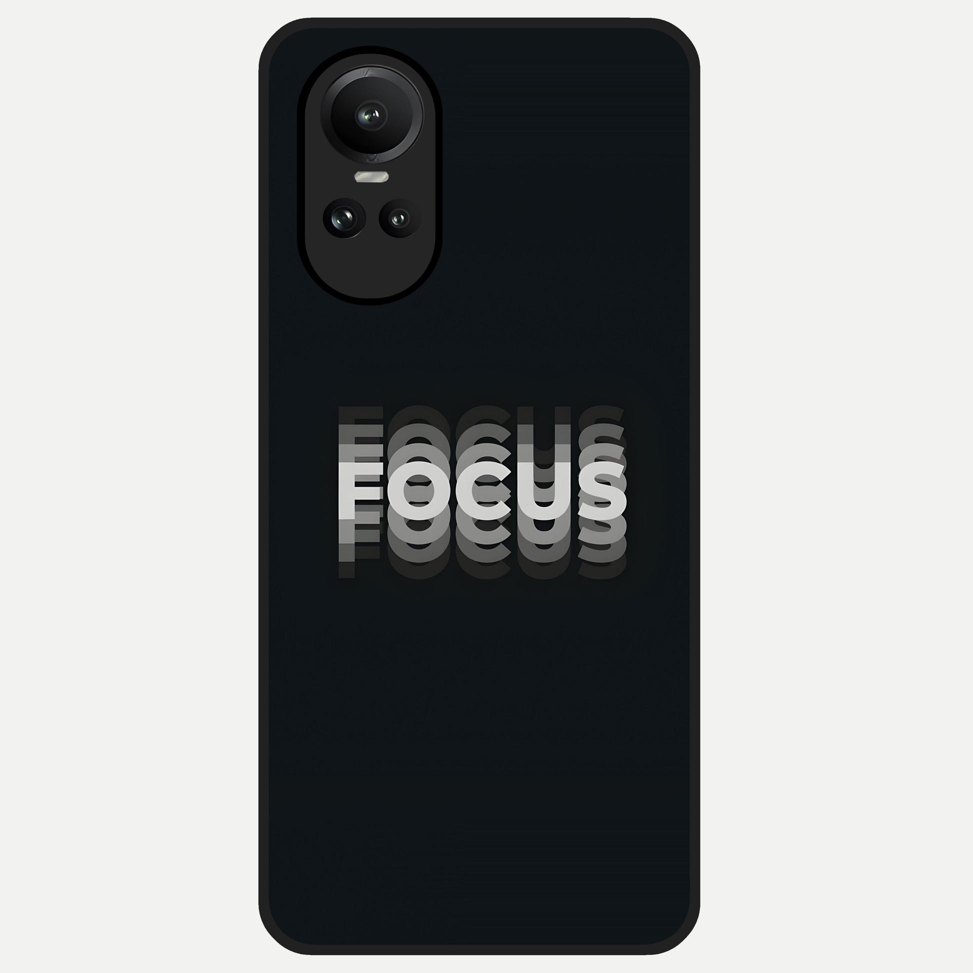  Mono Focus Vision Glass Case For Oppo Reno 10 back cover – full design glossy printed glass finish