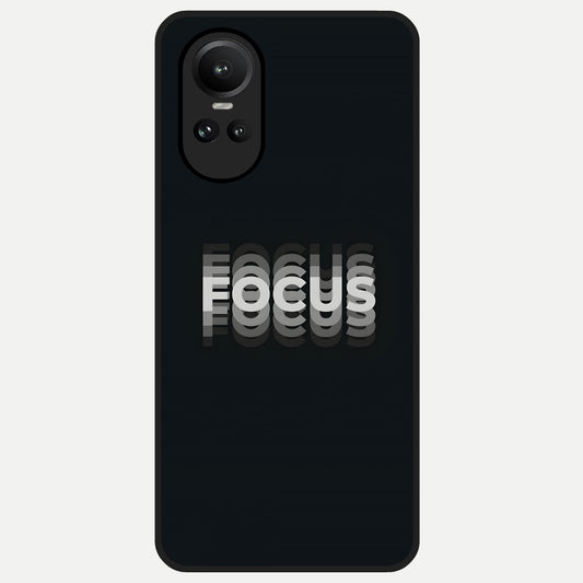  Mono Focus Vision Glass Case For Oppo Reno 10 back cover – full design glossy printed glass finish