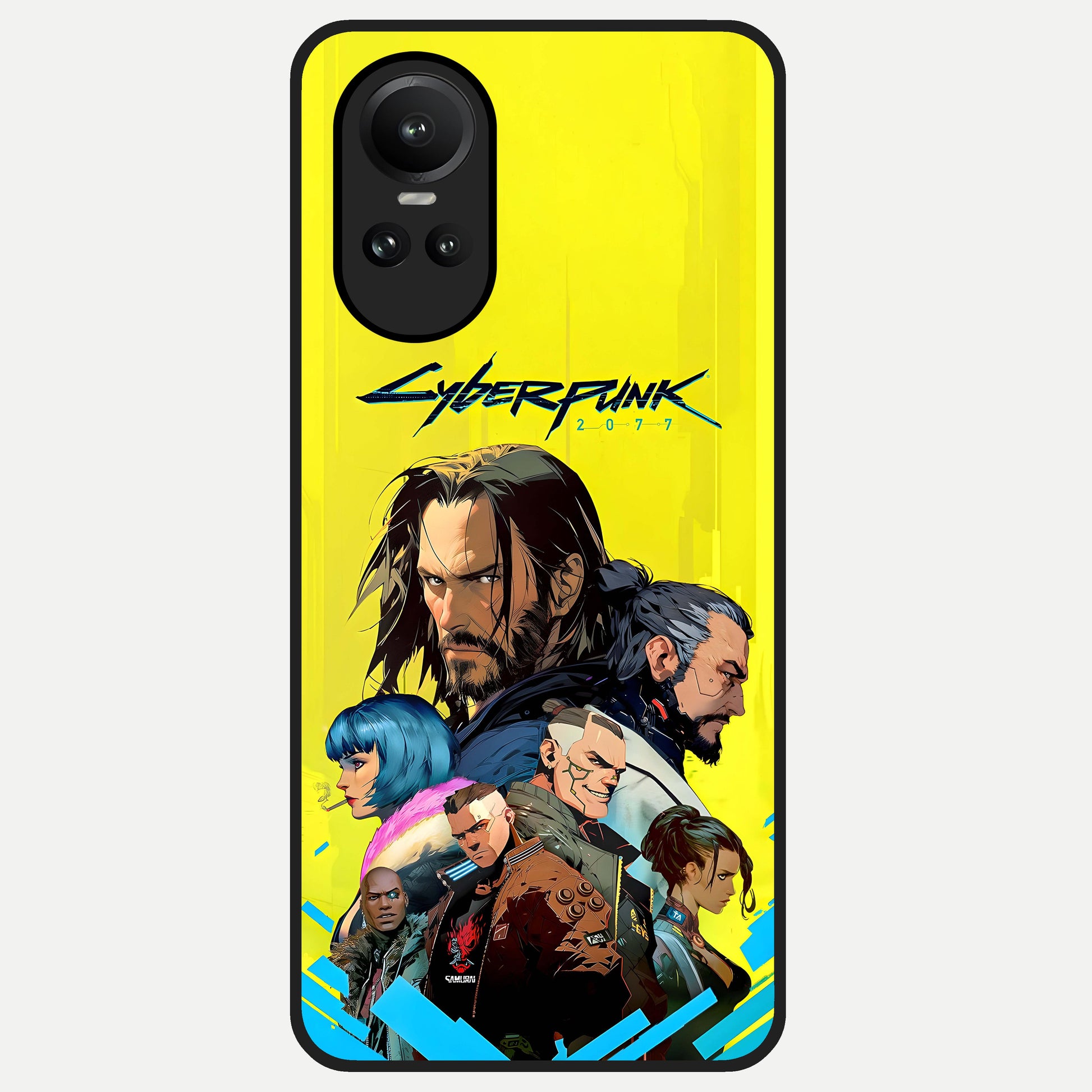  Neon Rebel Genesis Glass Case For Oppo Reno 10 back cover – full design glossy printed glass finish