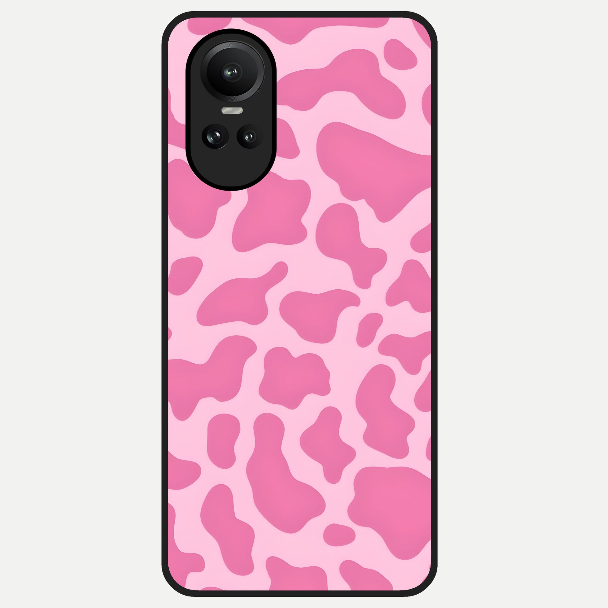  Pinkish Scenery Glass Case For Oppo Reno 10 back cover – full design glossy printed glass finish