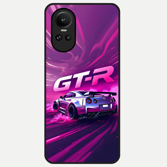  Speed Drift Legend Glass Case For Oppo Reno 10 back cover – full design glossy printed glass finish
