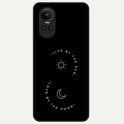  Sunflower Cat Art Glass Case For Oppo Reno 10 back cover – full design glossy printed glass finish