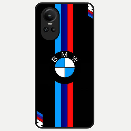  Turbo BMW Beast Glass Case For Oppo Reno 10 back cover – full design glossy printed glass finish