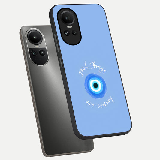  Bright Future Ahead phone case For Oppo Reno 10 showing premium glass back cover with detailed artwork