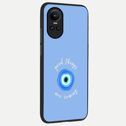  Bright Future Ahead back cover For Oppo Reno 10 slim fit glass case with vibrant aesthetic design
