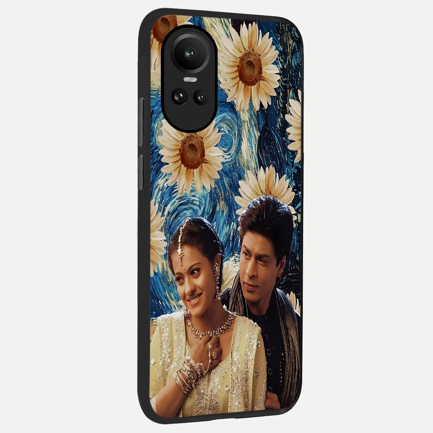  Eternal Love Story back cover For Oppo Reno 10 slim fit glass case with vibrant aesthetic design