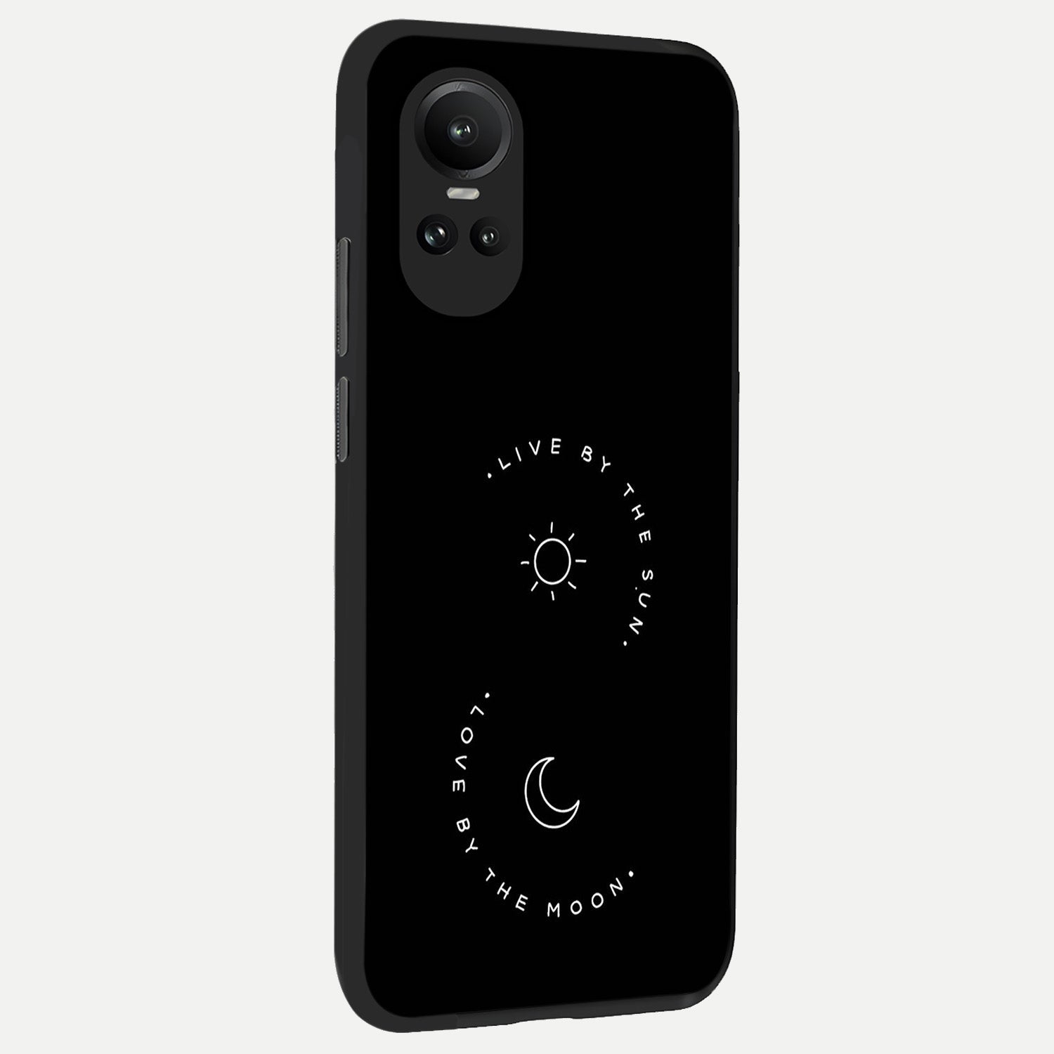  Sunflower Cat Art back cover For Oppo Reno 10 slim fit glass case with vibrant aesthetic design
