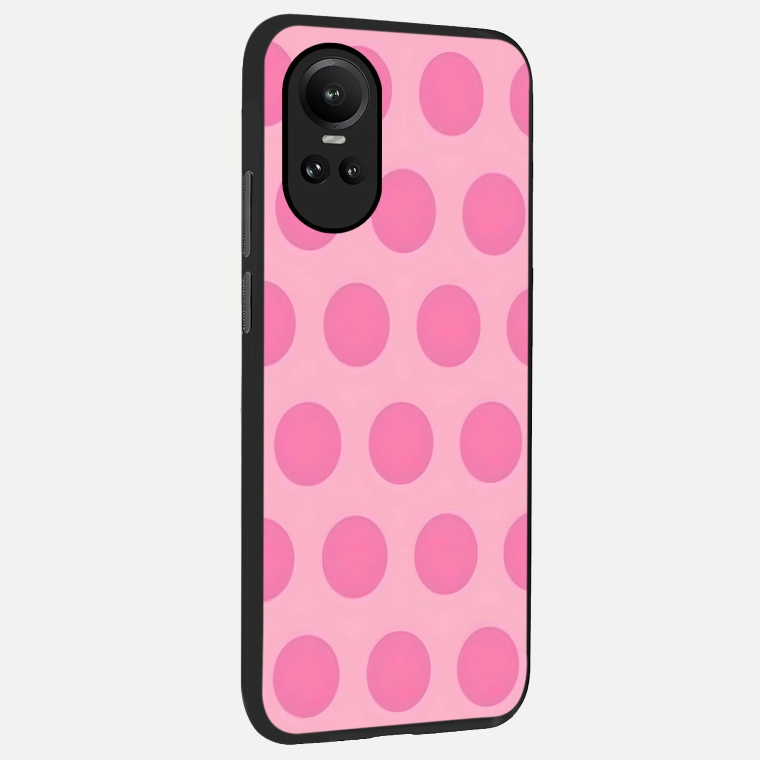  Sweet Dot Dreams back cover For Oppo Reno 10 slim fit glass case with vibrant aesthetic design