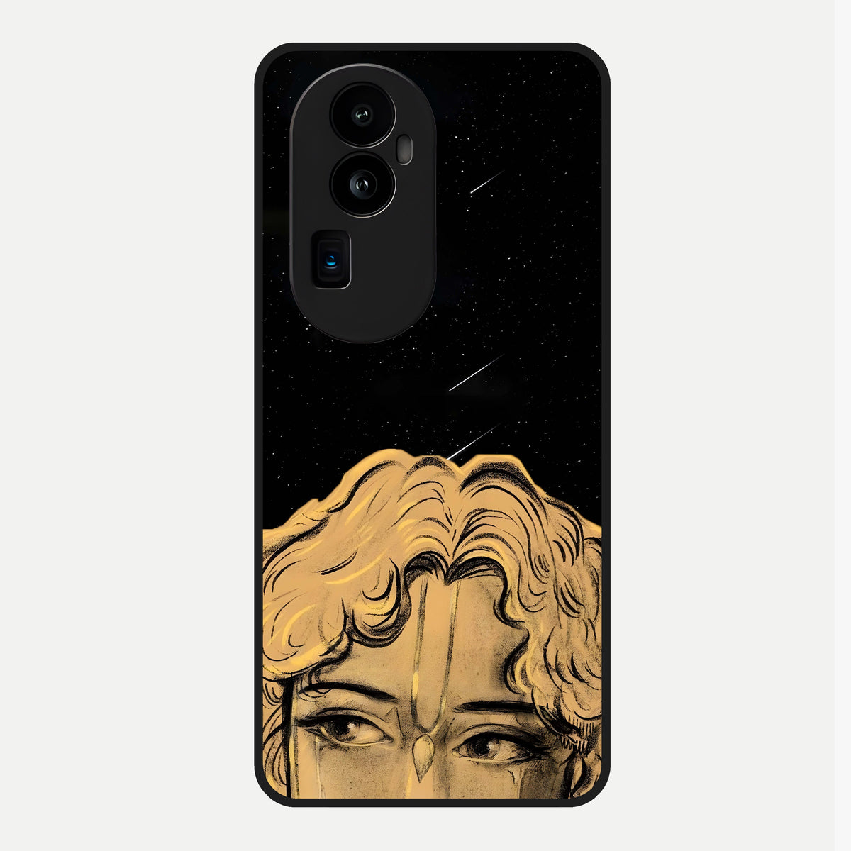 Celestial Gods Plan Glass Case For Oppo Reno 10 Pro Plus back cover – full design glossy printed glass finish