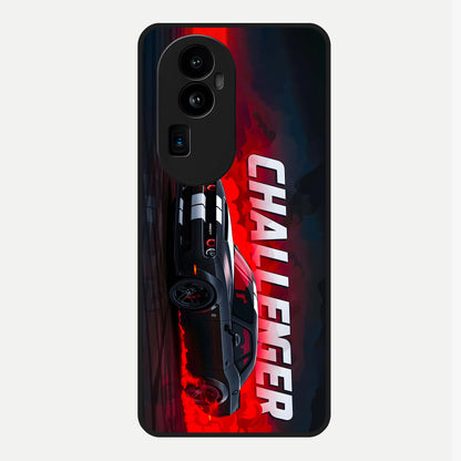  Crimson Challenger Fury Glass Case For Oppo Reno 10 Pro Plus back cover – full design glossy printed glass finish