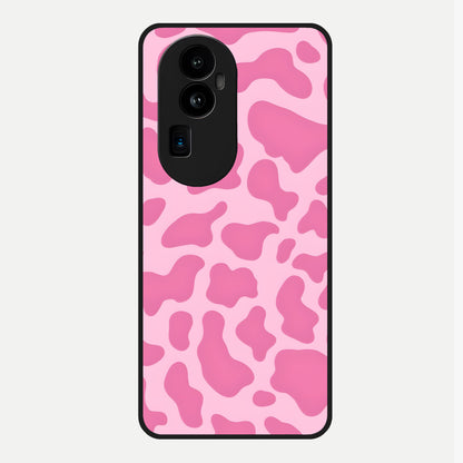  Pinkish Scenery Glass Case For Oppo Reno 10 Pro Plus back cover – full design glossy printed glass finish