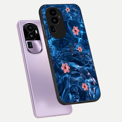  Bloom Thread Art phone case For Oppo Reno 10 Pro Plus showing premium glass back cover with detailed artwork