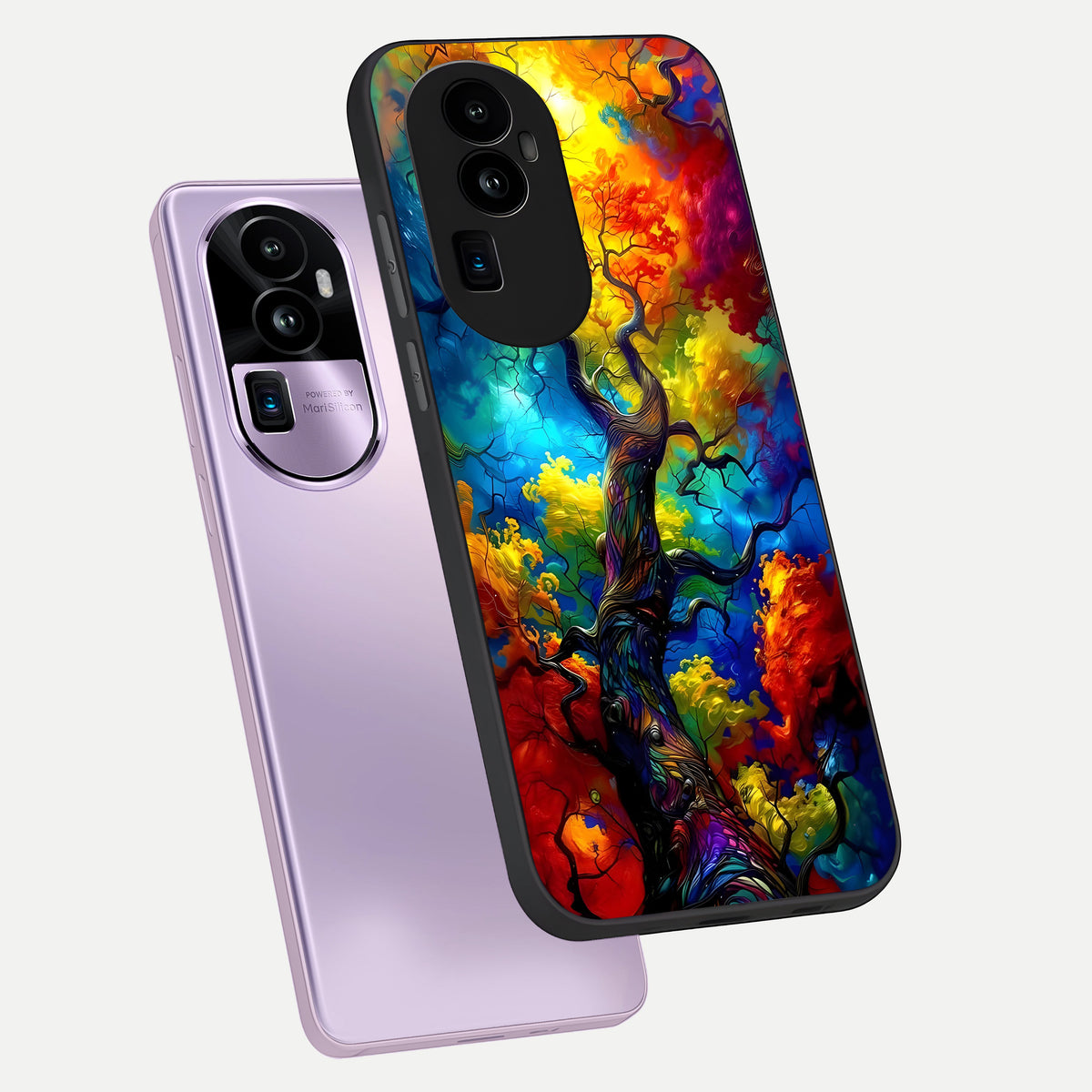  Colorful Soda Bottles phone case For Oppo Reno 10 Pro Plus showing premium glass back cover with detailed artwork