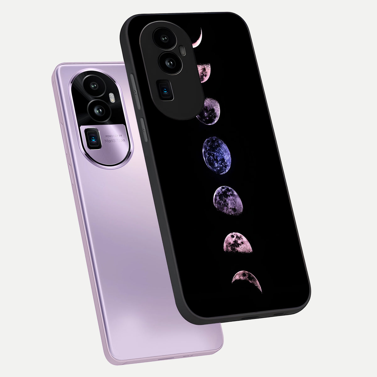  Crimson All Planets phone case For Oppo Reno 10 Pro Plus showing premium glass back cover with detailed artwork