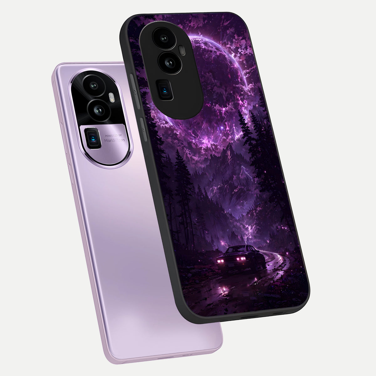  Eternal Cosmic Drive phone case For Oppo Reno 10 Pro Plus showing premium glass back cover with detailed artwork