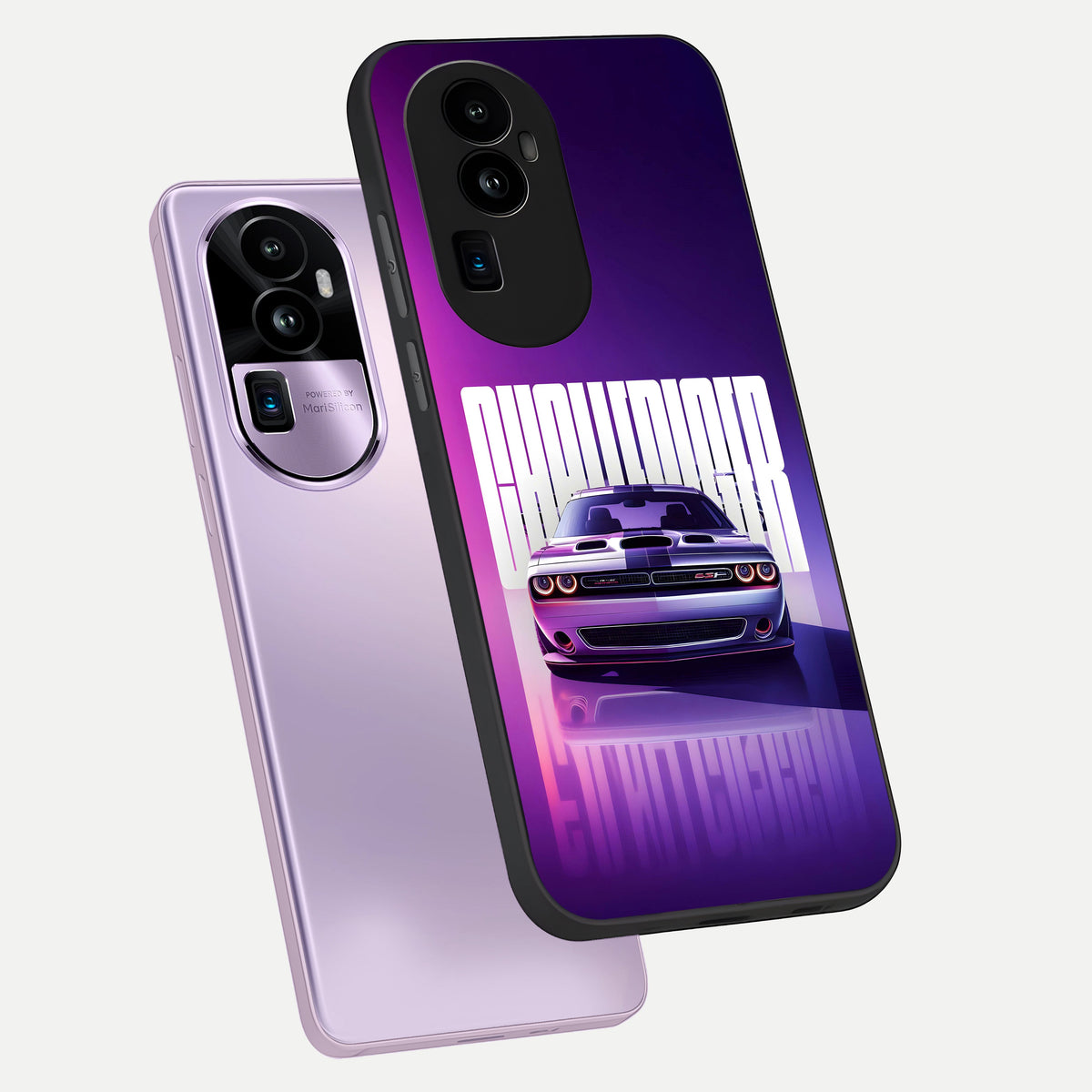  Midnight Muscle Ride phone case For Oppo Reno 10 Pro Plus showing premium glass back cover with detailed artwork