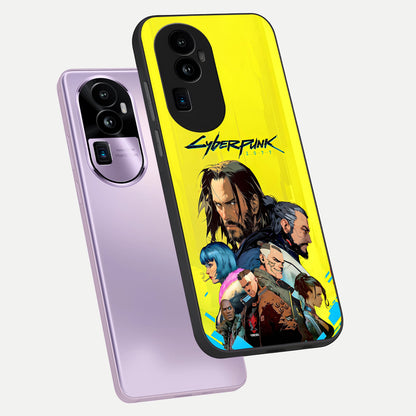  Neon Rebel Genesis phone case For Oppo Reno 10 Pro Plus showing premium glass back cover with detailed artwork