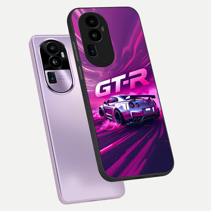  Speed Drift Legend phone case For Oppo Reno 10 Pro Plus showing premium glass back cover with detailed artwork