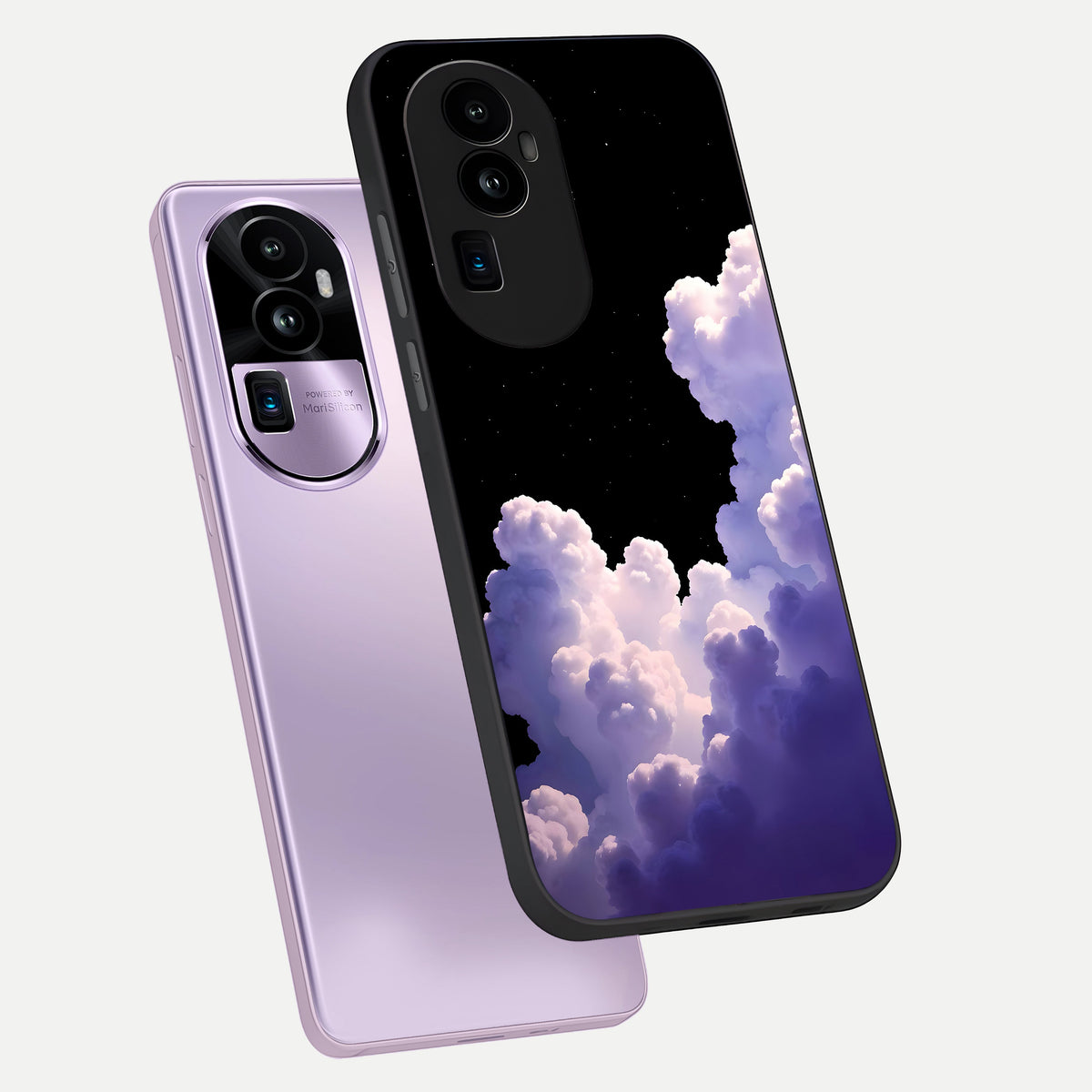  Starlit Night Whispers phone case For Oppo Reno 10 Pro Plus showing premium glass back cover with detailed artwork