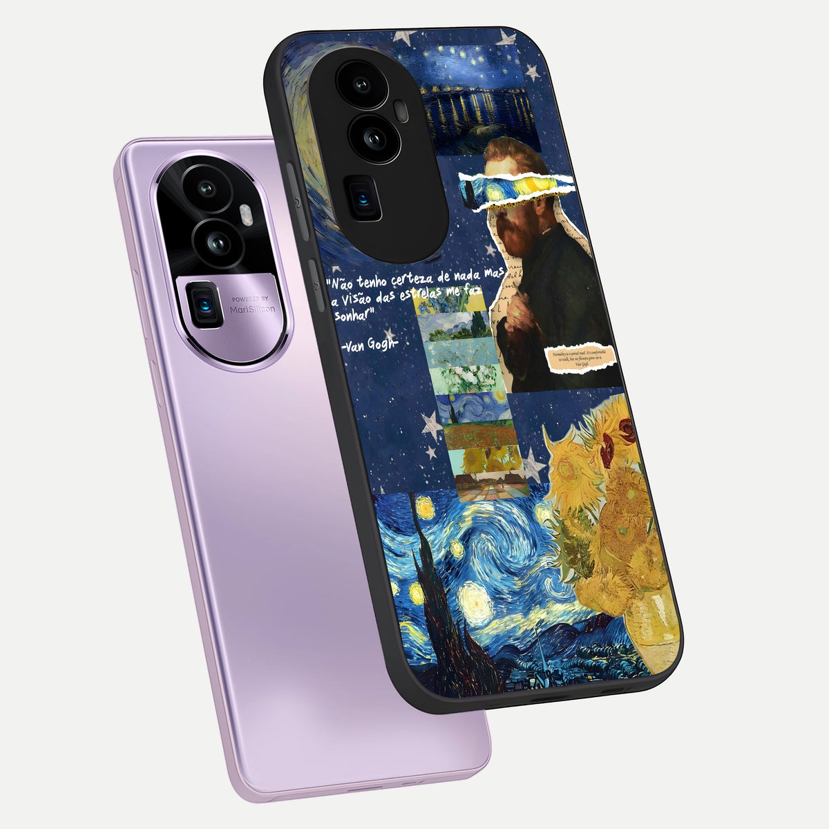  Starry Dream Vision phone case For Oppo Reno 10 Pro Plus showing premium glass back cover with detailed artwork