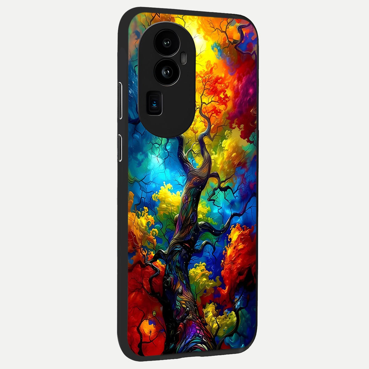  Colorful Soda Bottles back cover For Oppo Reno 10 Pro Plus slim fit glass case with vibrant aesthetic design