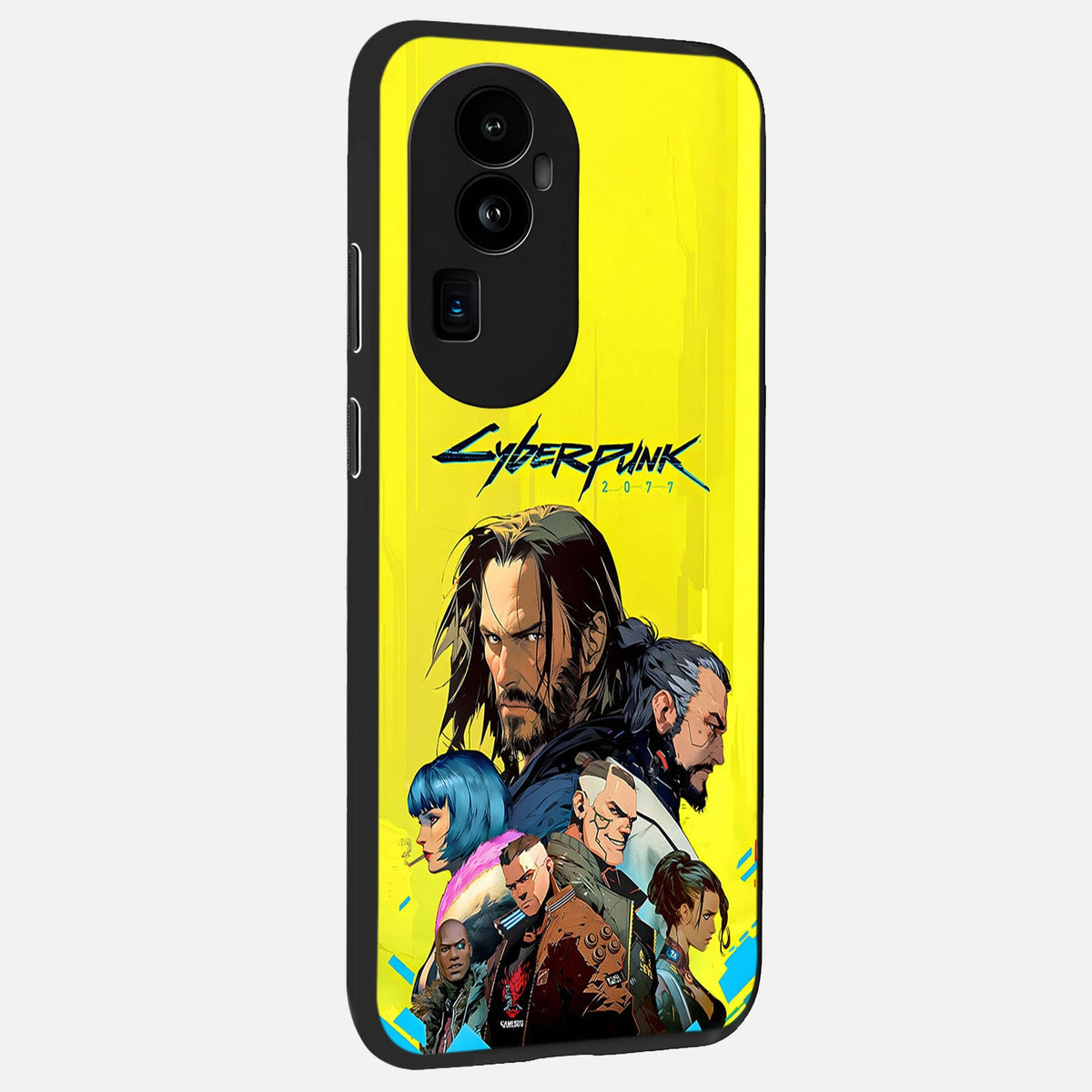  Neon Rebel Genesis back cover For Oppo Reno 10 Pro Plus slim fit glass case with vibrant aesthetic design