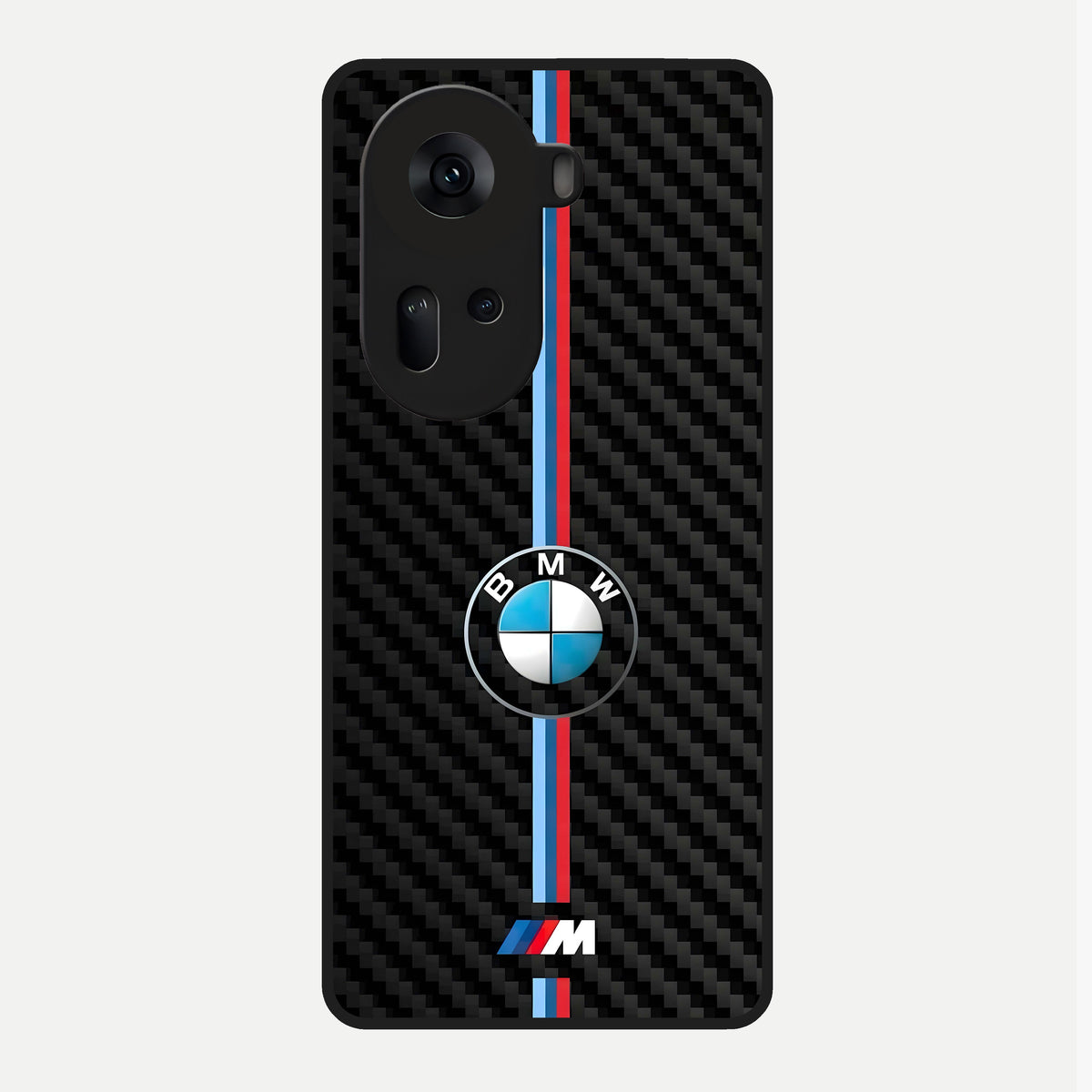  BMW Pattern Glass Case For Oppo Reno 11 5G back cover – full design glossy printed glass finish