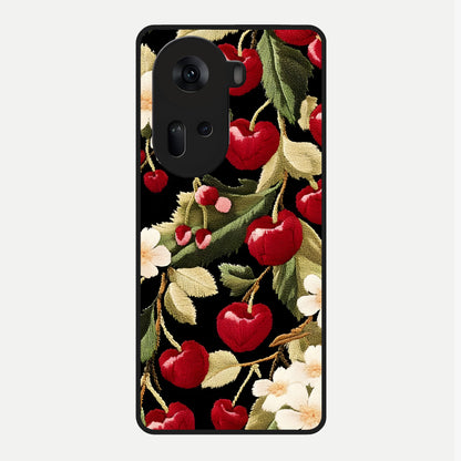  Blooming Spendor Bird Glass Case For Oppo Reno 11 5G back cover – full design glossy printed glass finish