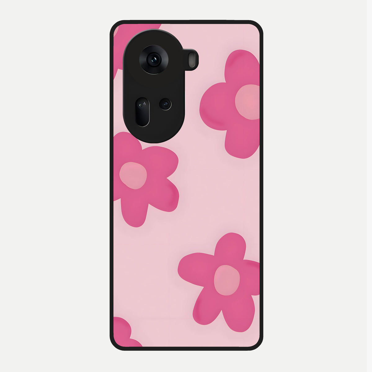 Candy Bloom Dreams Glass Case For Oppo Reno 11 5G back cover – full design glossy printed glass finish