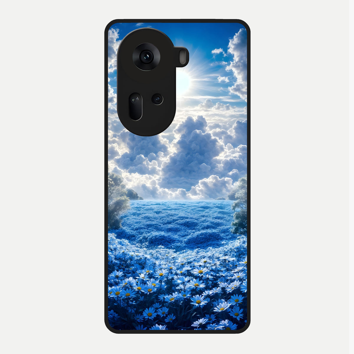  Heavenly Daisy Horizon Glass Case For Oppo Reno 11 5G back cover – full design glossy printed glass finish