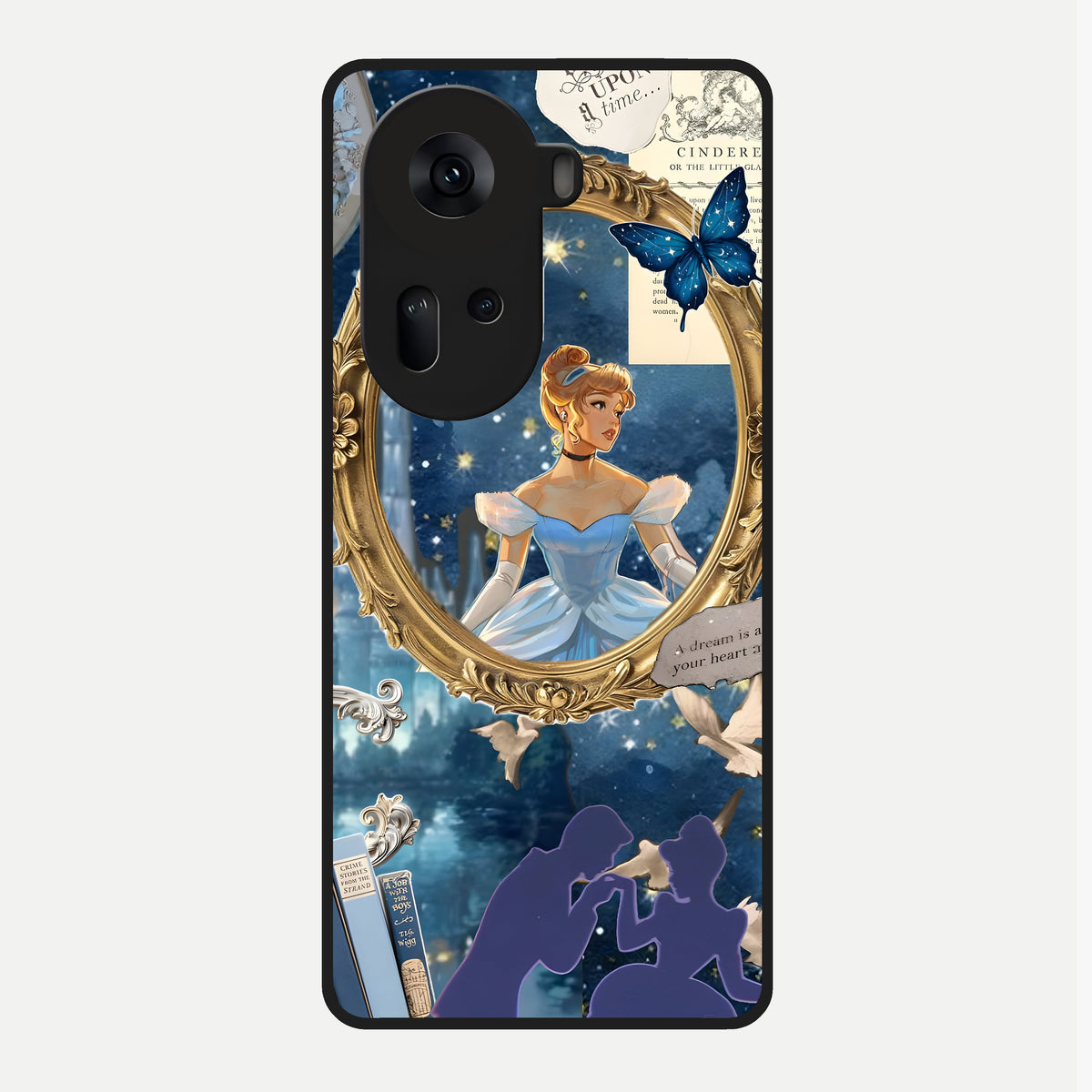  Midnight Queen Glass Case For Oppo Reno 11 5G back cover – full design glossy printed glass finish