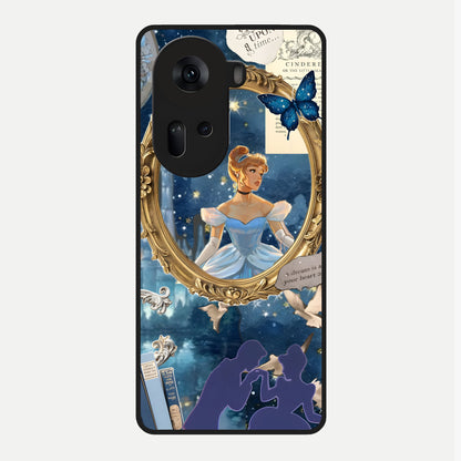  Midnight Queen Glass Case For Oppo Reno 11 5G back cover – full design glossy printed glass finish