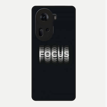  Mono Focus Vision Glass Case For Oppo Reno 11 5G back cover – full design glossy printed glass finish