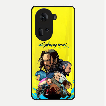  Neon Rebel Genesis Glass Case For Oppo Reno 11 5G back cover – full design glossy printed glass finish