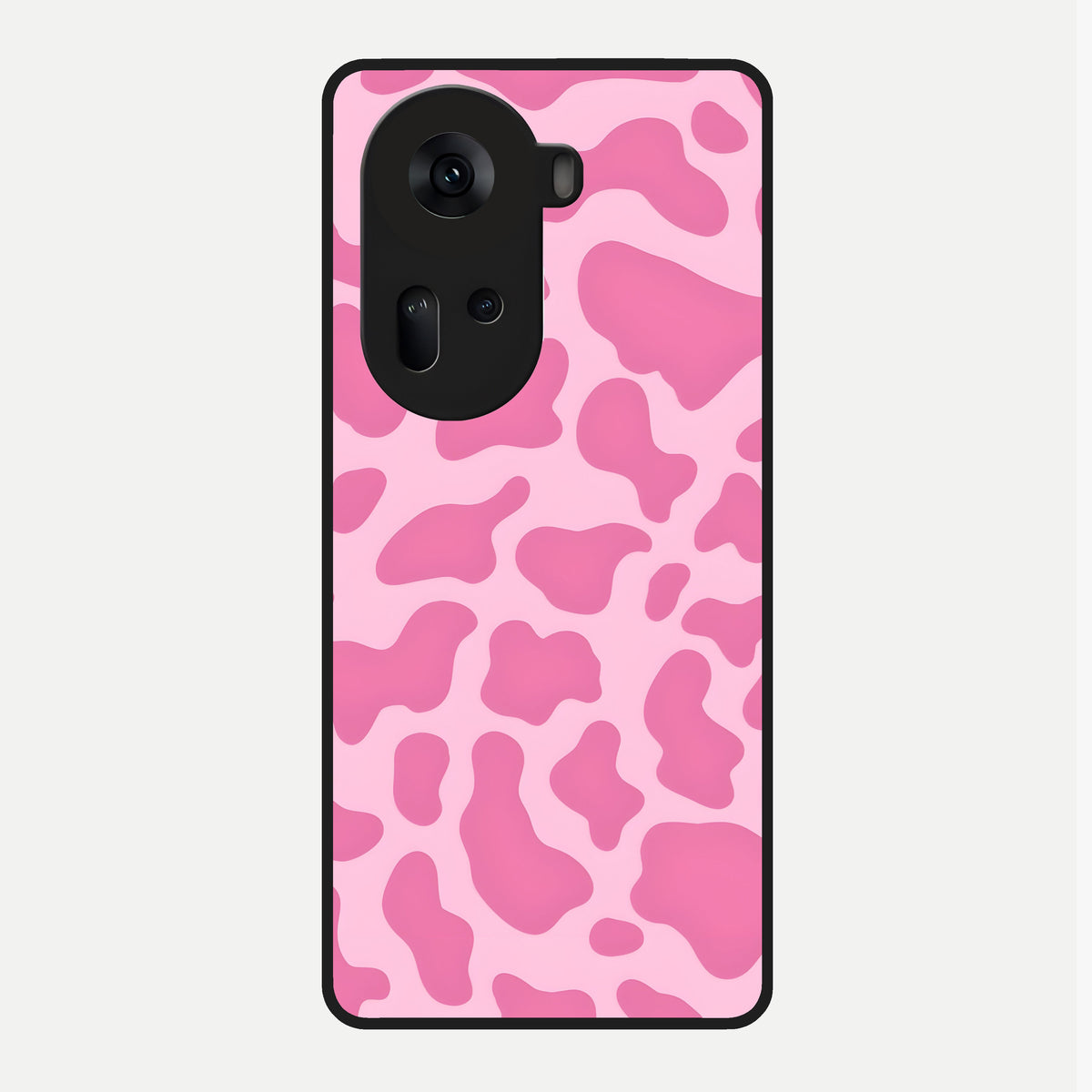  Pinkish Scenery Glass Case For Oppo Reno 11 5G back cover – full design glossy printed glass finish