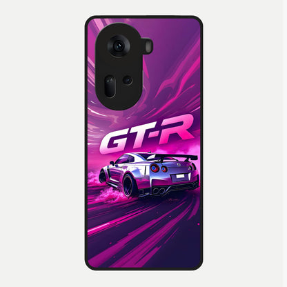  Speed Drift Legend Glass Case For Oppo Reno 11 5G back cover – full design glossy printed glass finish