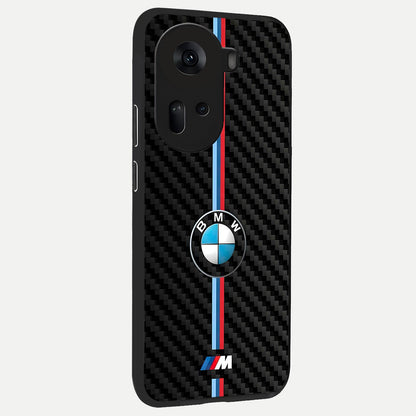  BMW Pattern back cover For Oppo Reno 11 5G slim fit glass case with vibrant aesthetic design