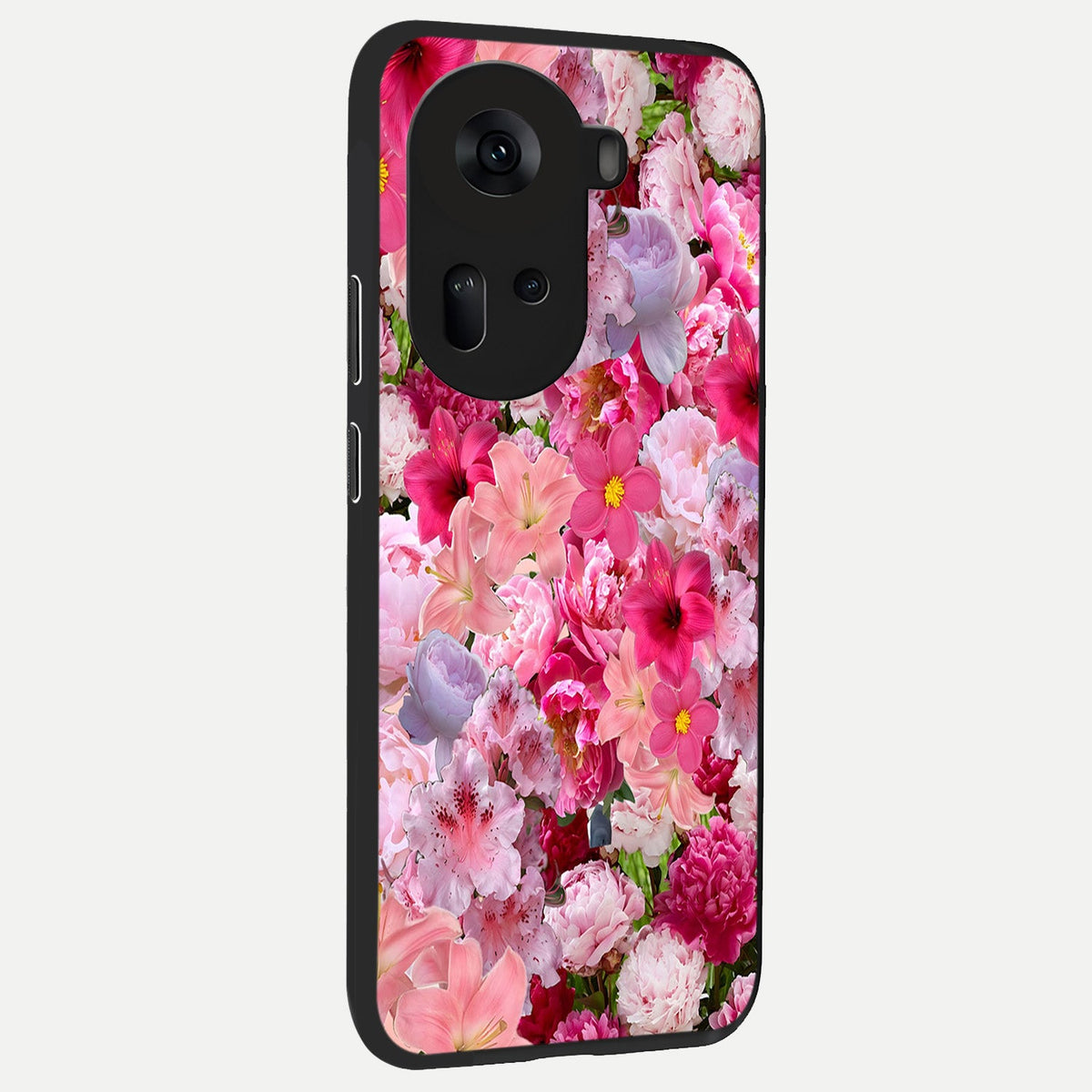  Bloom Crush Fantasy back cover For Oppo Reno 11 5G slim fit glass case with vibrant aesthetic design