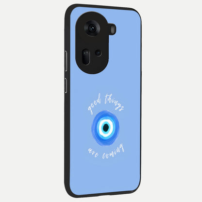  Bright Future Ahead back cover For Oppo Reno 11 5G slim fit glass case with vibrant aesthetic design