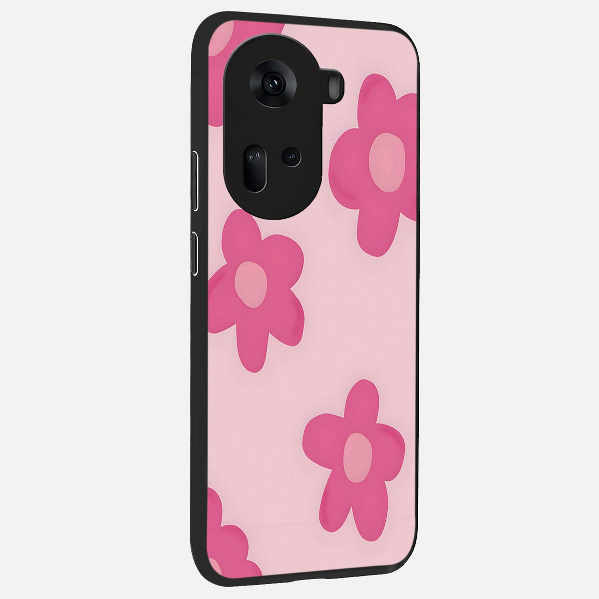  Candy Bloom Dreams back cover For Oppo Reno 11 5G slim fit glass case with vibrant aesthetic design