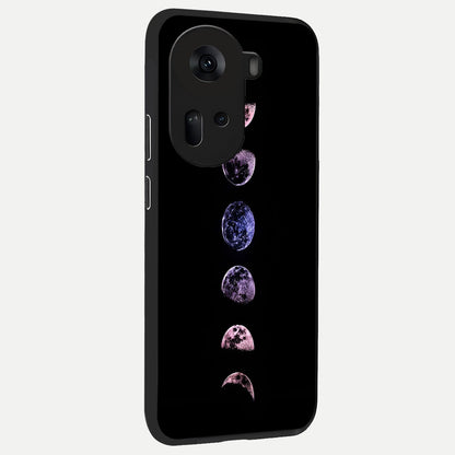  Crimson All Planets back cover For Oppo Reno 11 5G slim fit glass case with vibrant aesthetic design