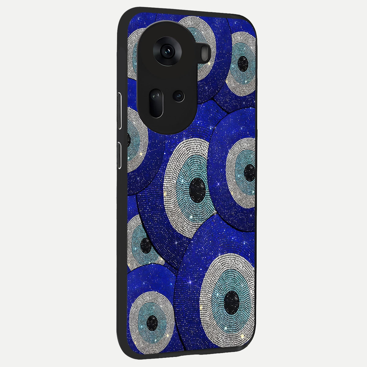  Galaxy Eye Flow back cover For Oppo Reno 11 5G slim fit glass case with vibrant aesthetic design