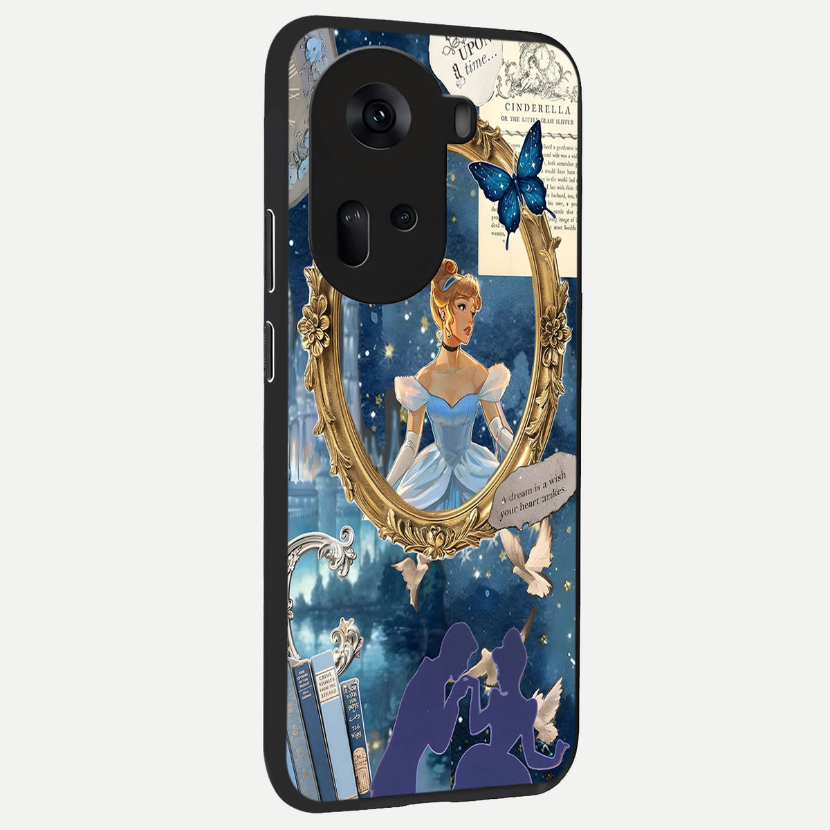  Midnight Queen back cover For Oppo Reno 11 5G slim fit glass case with vibrant aesthetic design