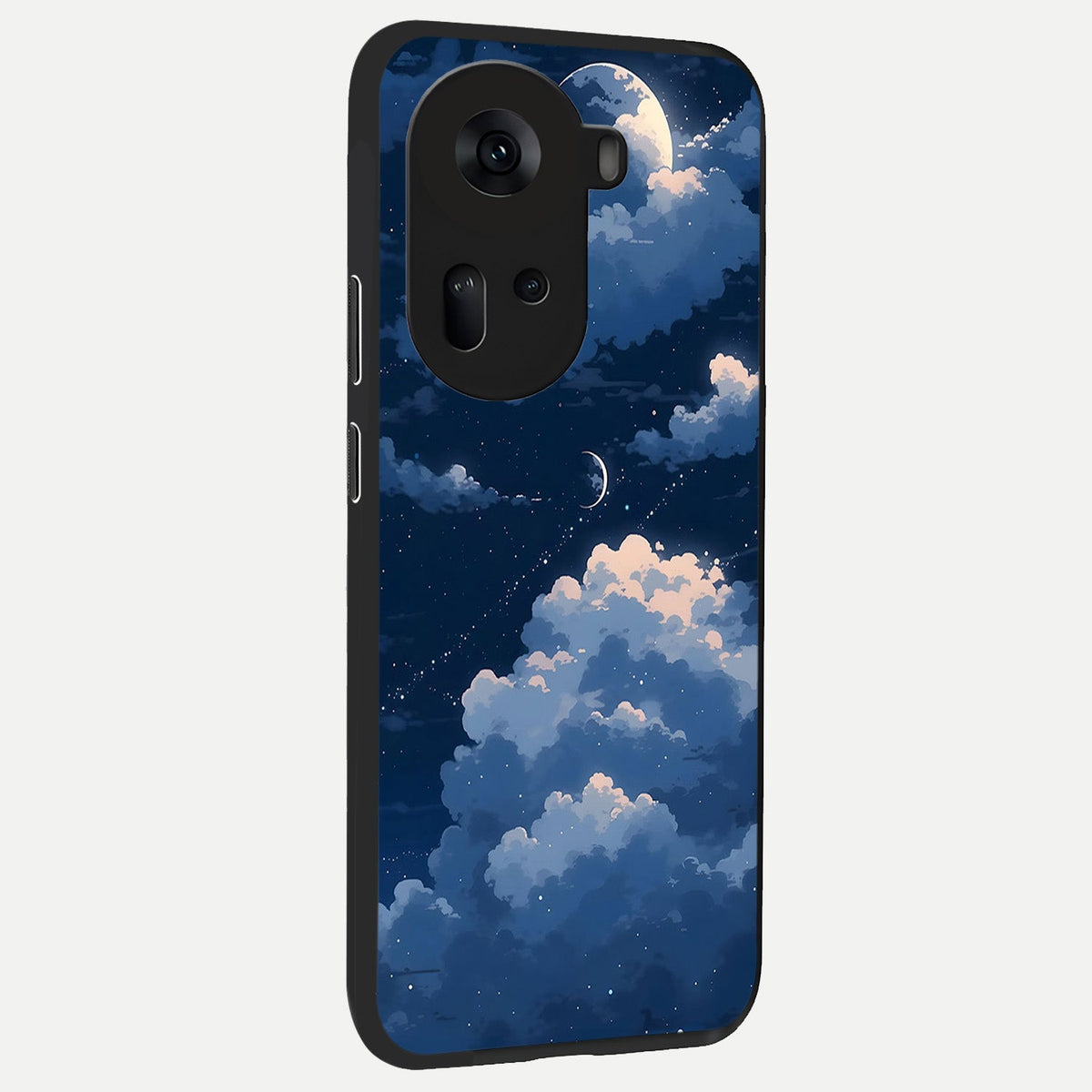  Moon Dream Haze back cover For Oppo Reno 11 5G slim fit glass case with vibrant aesthetic design