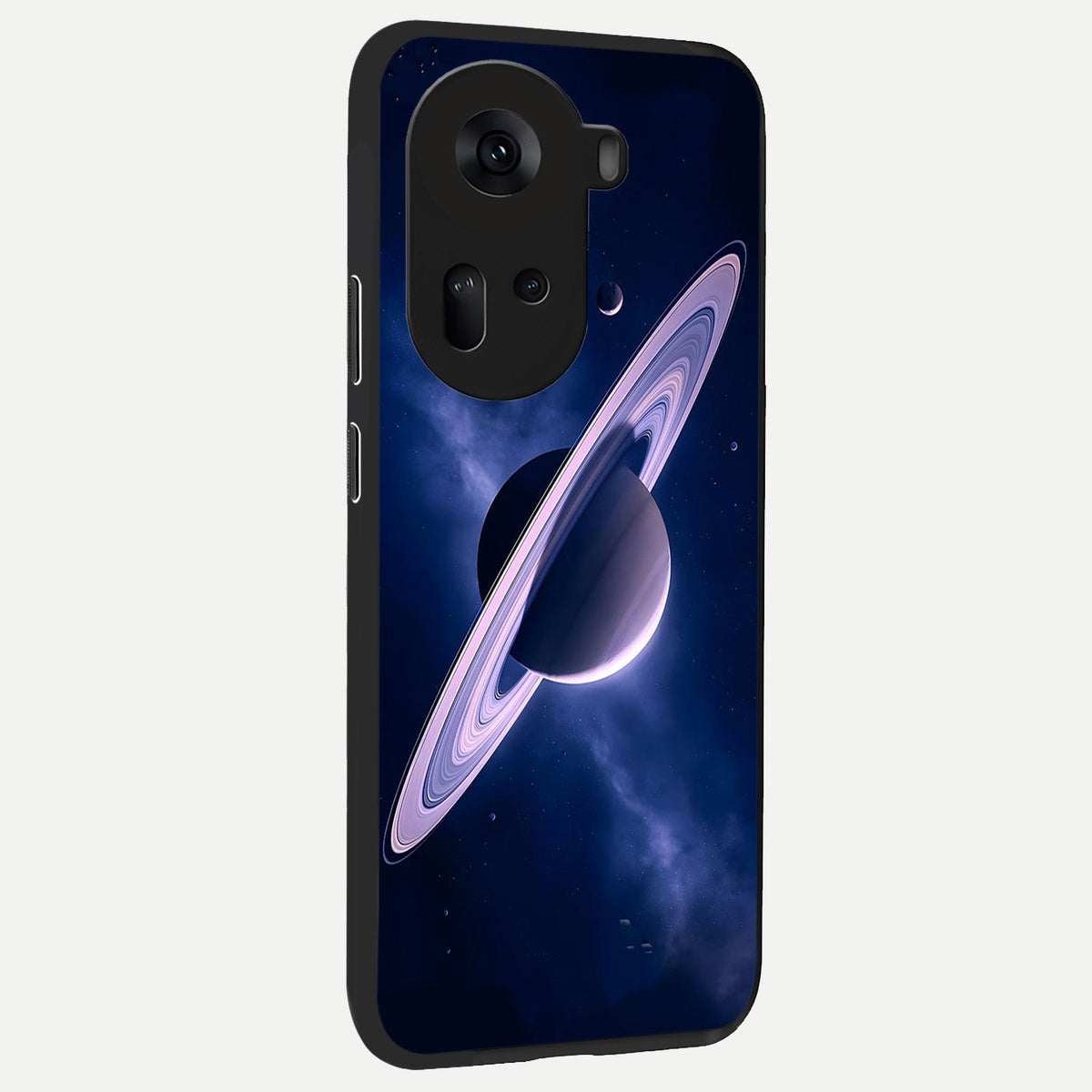 Saturn Ring Mystique back cover For Oppo Reno 11 5G slim fit glass case with vibrant aesthetic design