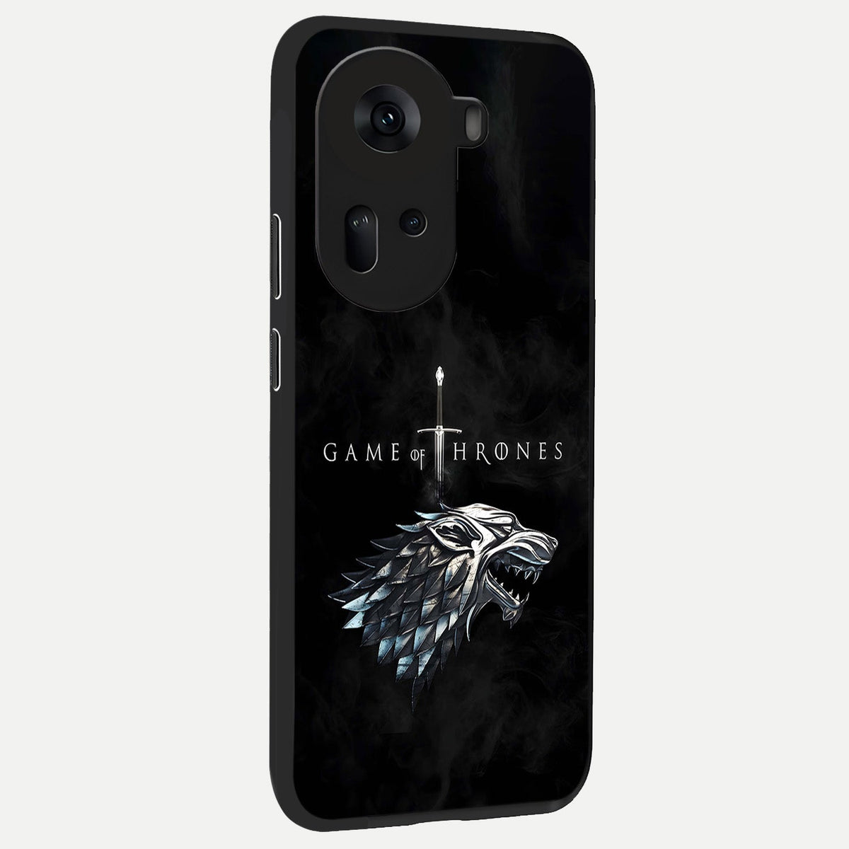  Throne Wolf Legacy back cover For Oppo Reno 11 5G slim fit glass case with vibrant aesthetic design