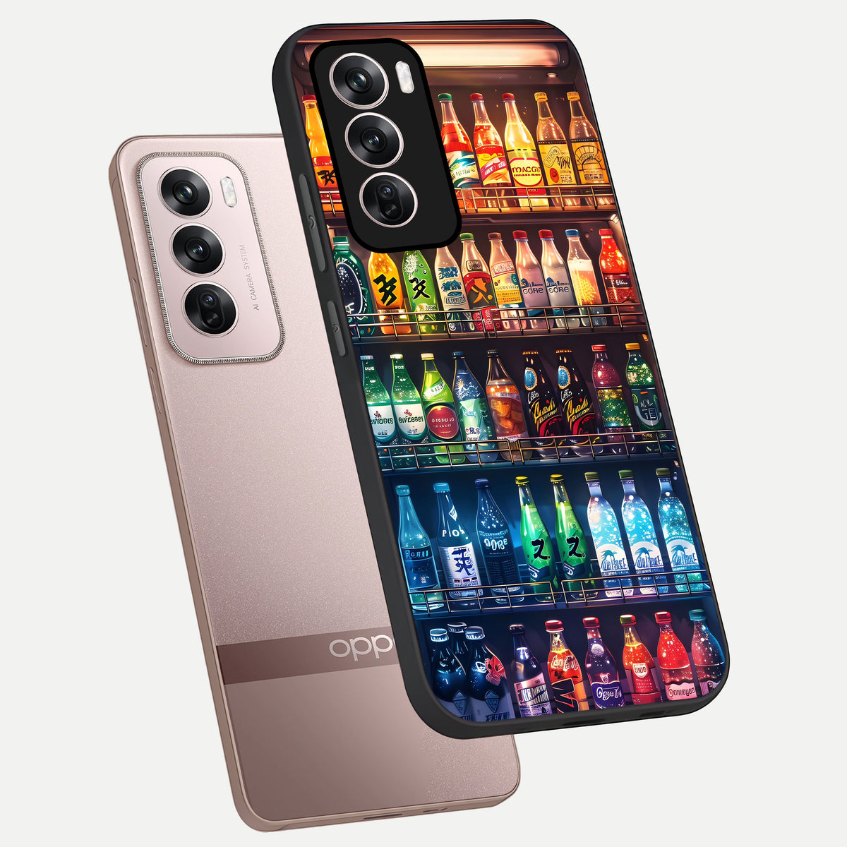  Colorfull Tree phone case For Oppo Reno 12 Pro showing premium glass back cover with detailed artwork