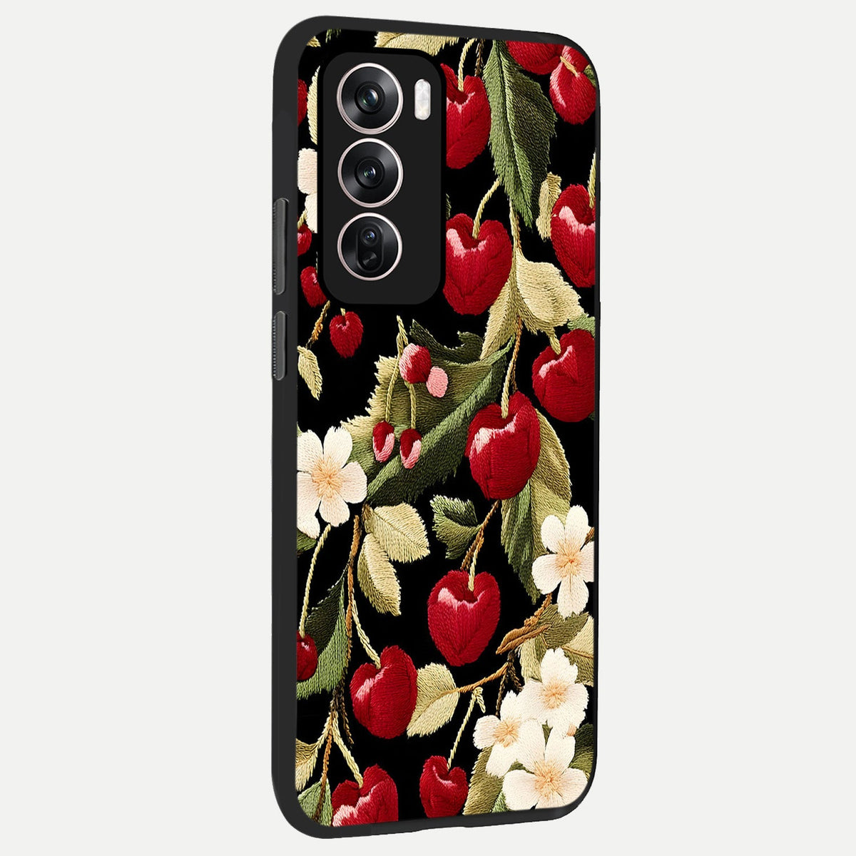  Blooming Spendor Bird back cover For Oppo Reno 12 Pro slim fit glass case with vibrant aesthetic design
